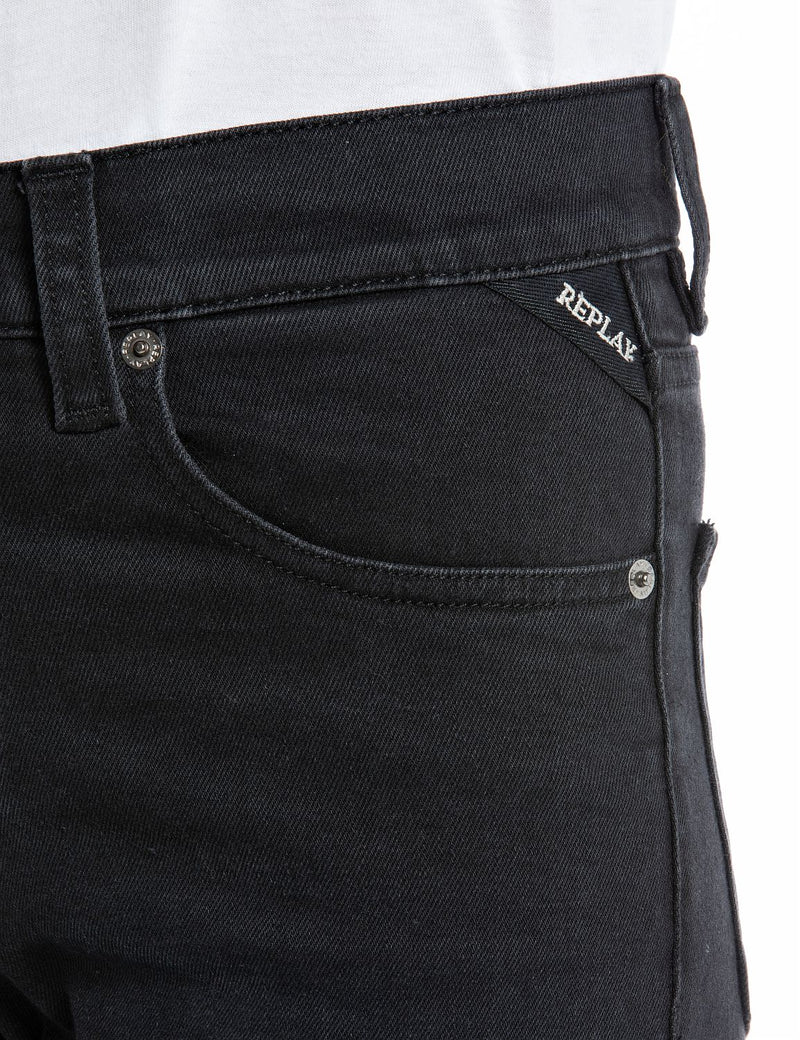 MAIJKE STRAIGHT (098 BLACK dark wash tone)