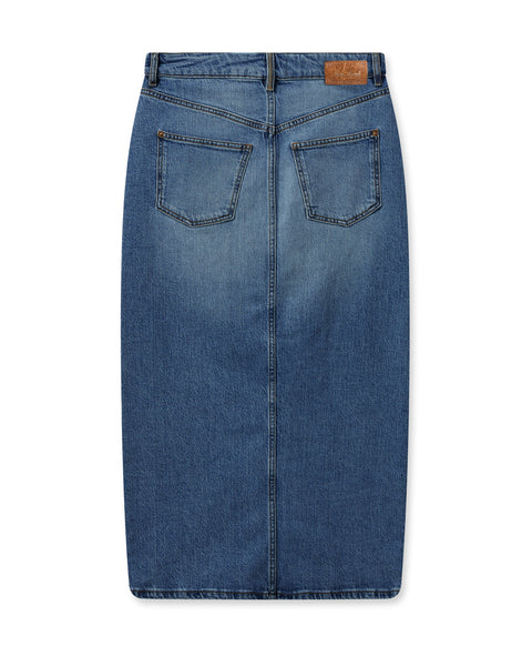 Mmmella Denim Skirt (447 Dark Blue)