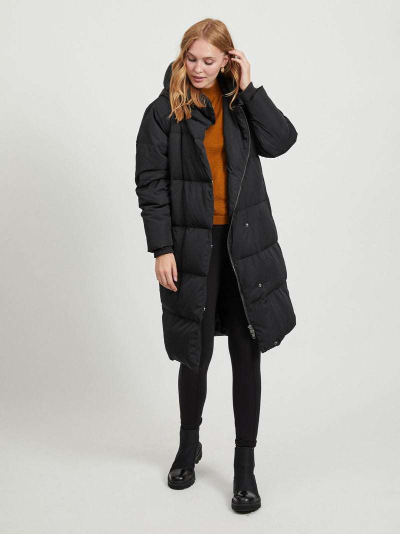 OBJLOUISE LONG DOWN JACKET NOOS (BLACK) - D.O. Design Only