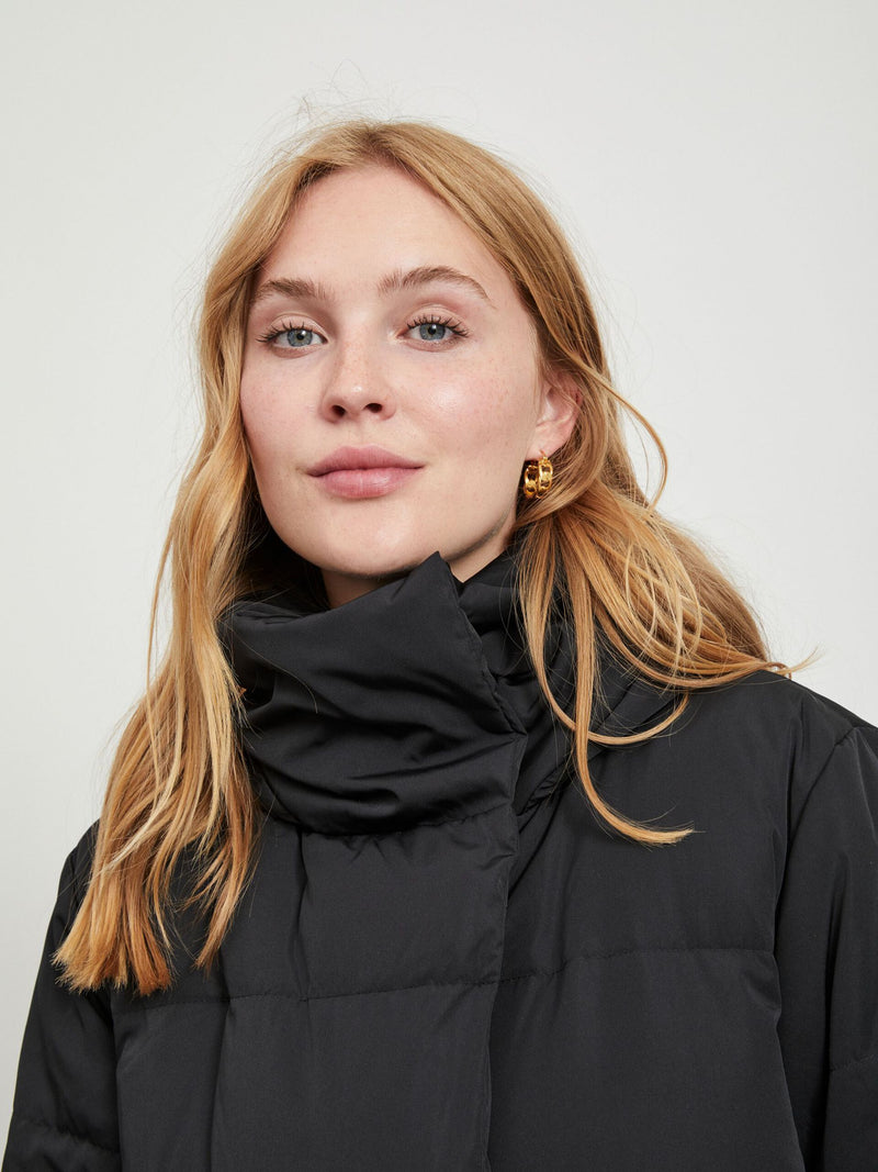 OBJLOUISE LONG DOWN JACKET NOOS (BLACK) - D.O. Design Only