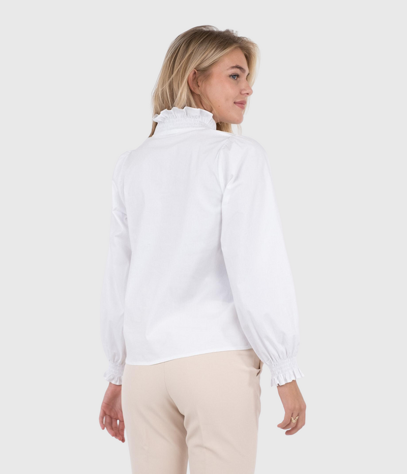 Brielle Solid Shirt (120 White)