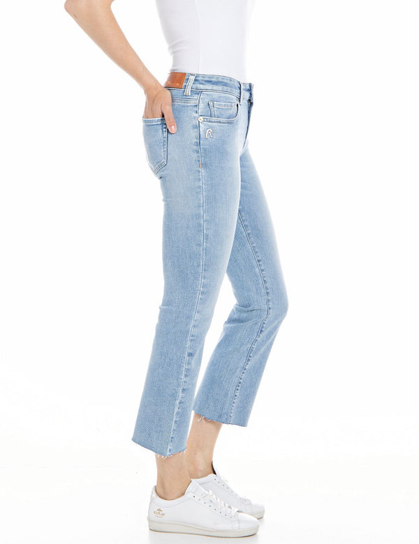 Trousers FAABY FLARE CROP (010 LIGHT BLUE)