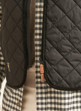 Trenton Quilted Vest (99 Black) - D.O. Design Only