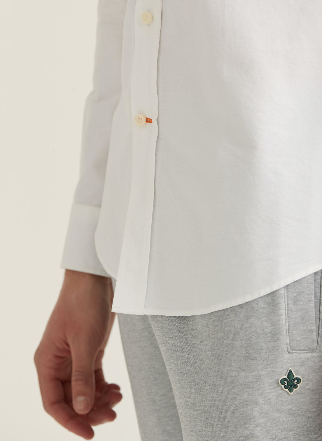 Oxford Button Down Shirt (01 WHITE)