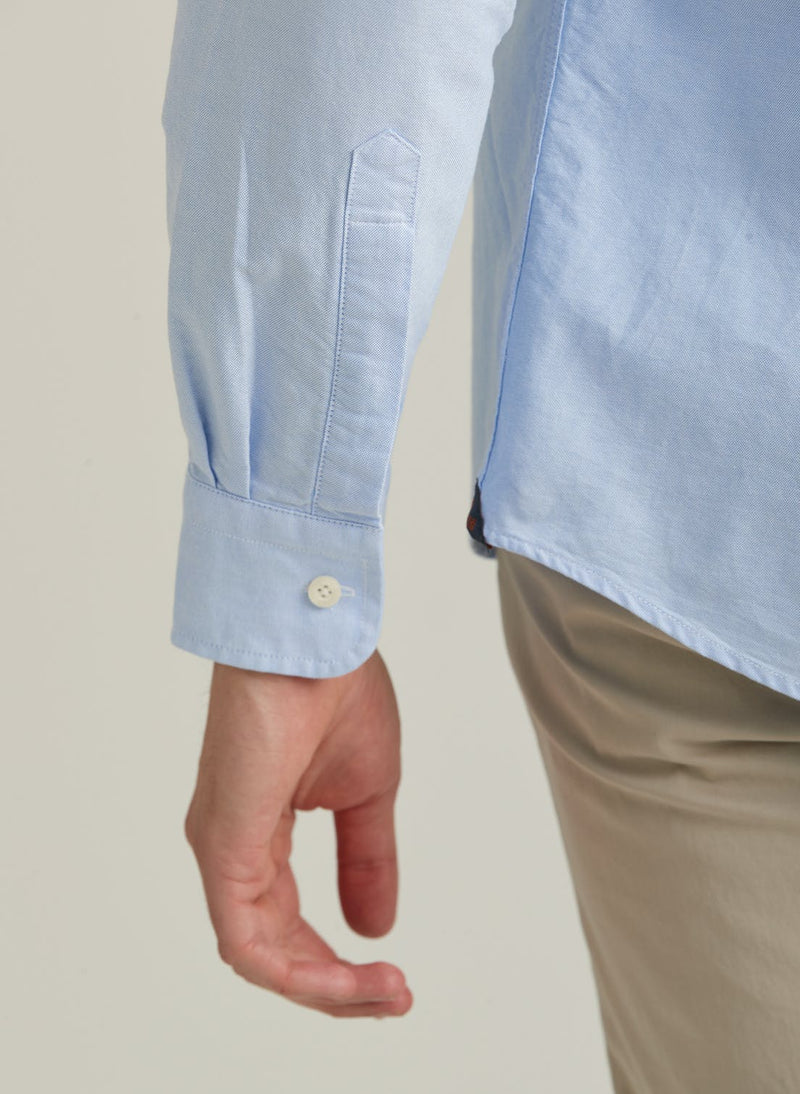 Oxford Button Down Shirt (55 Light Blue)